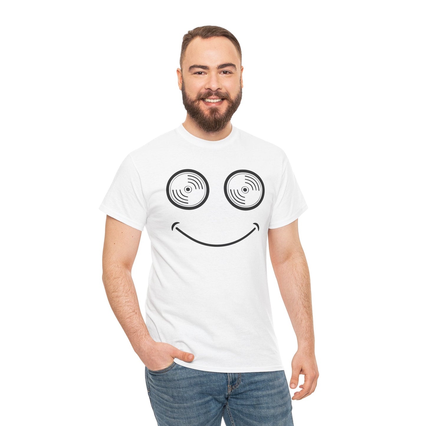 Vinyl Makes Me Happy Men's T-Shirt
