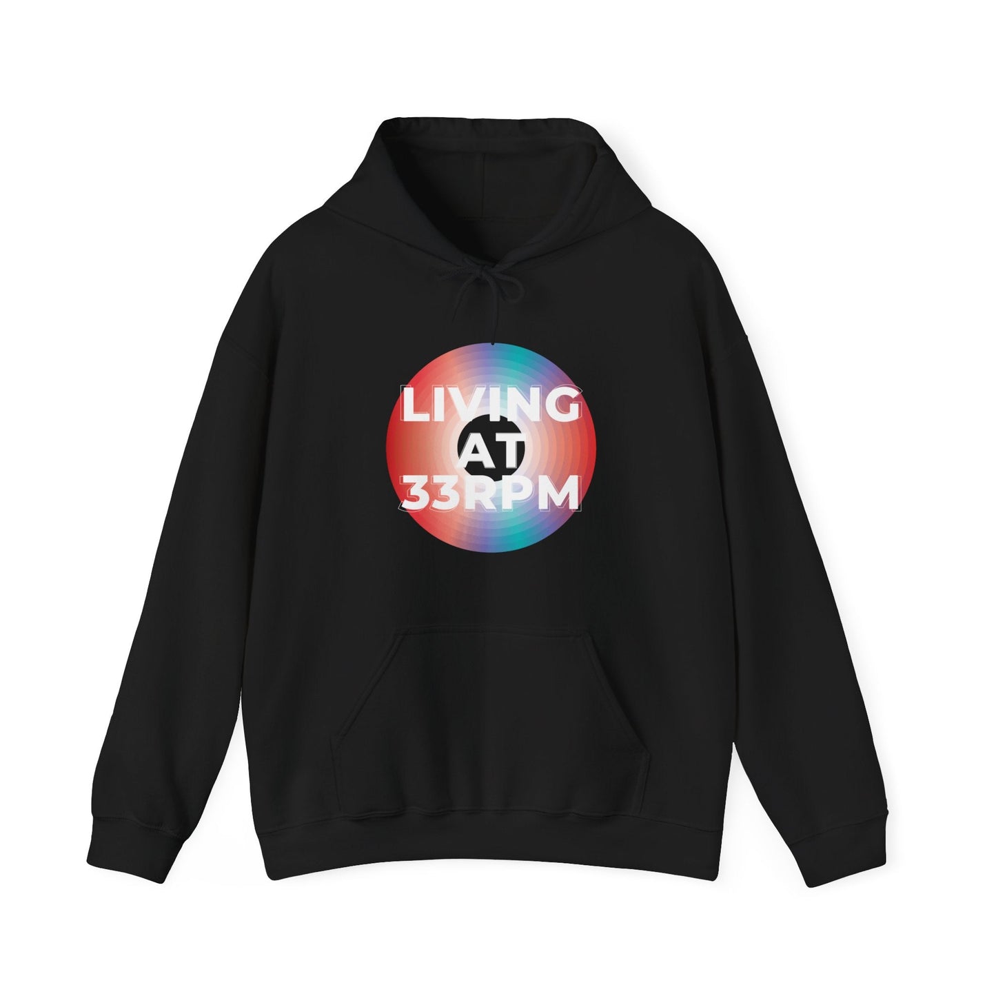 'Living at 33rpm' Men's Hoodie