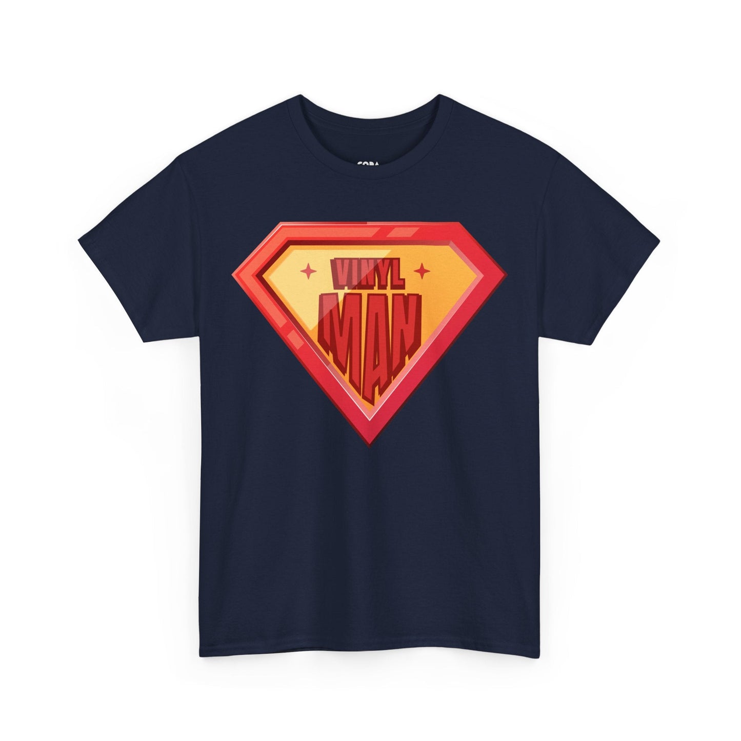 'Vinyl Man' Men's Superhero T-Shirt