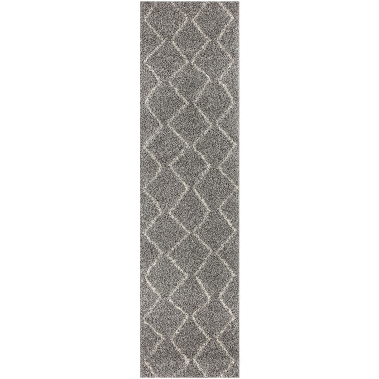 Moroccan Grey Shaggy Rug | 810