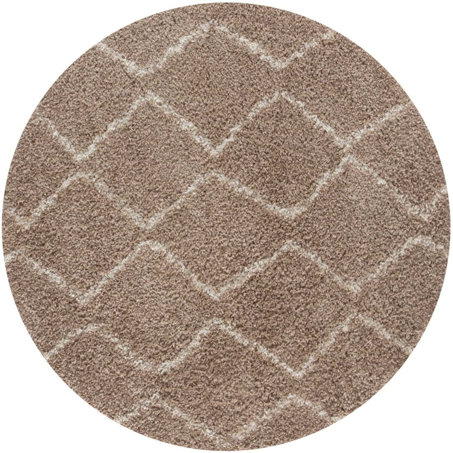 Moroccan Beige Shaggy Rug | 820
