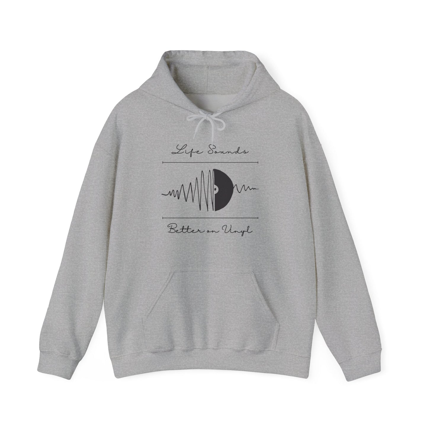 'Life Sounds Better on Vinyl' Men's Hoodie