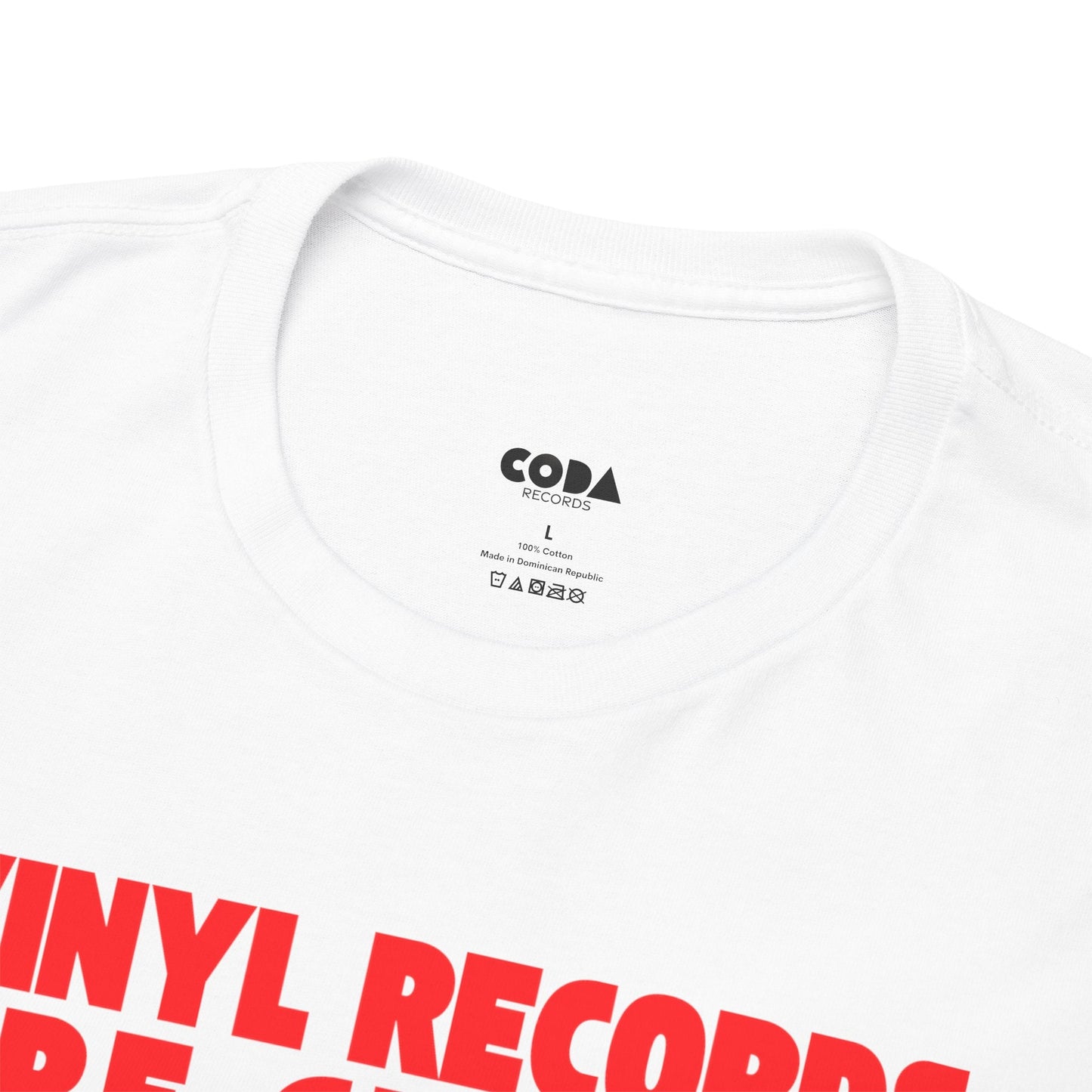 'Vinyl Records Are Groovy' Bold T-Shirt