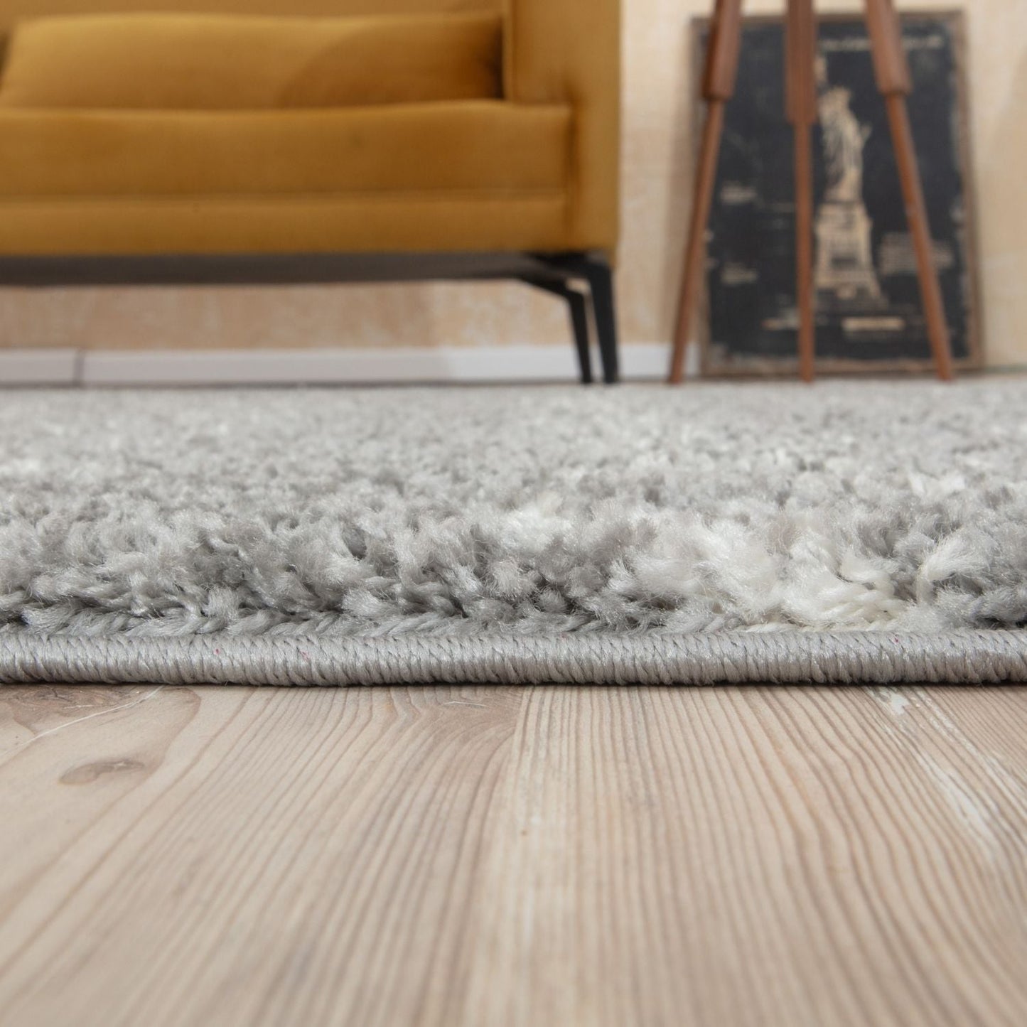 Moroccan Grey Shaggy Rug | 910