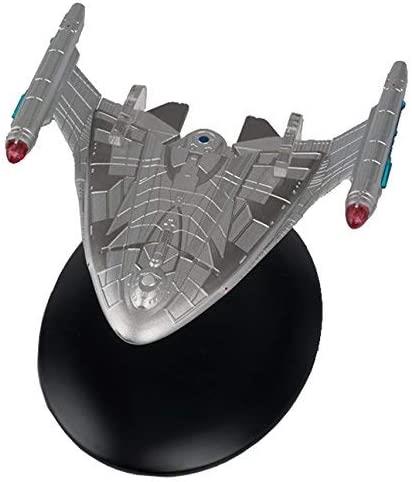 #82 United Earth Starfleet Warp Delta Model Diecast Ship Window Box (Eaglemoss / Star Trek)