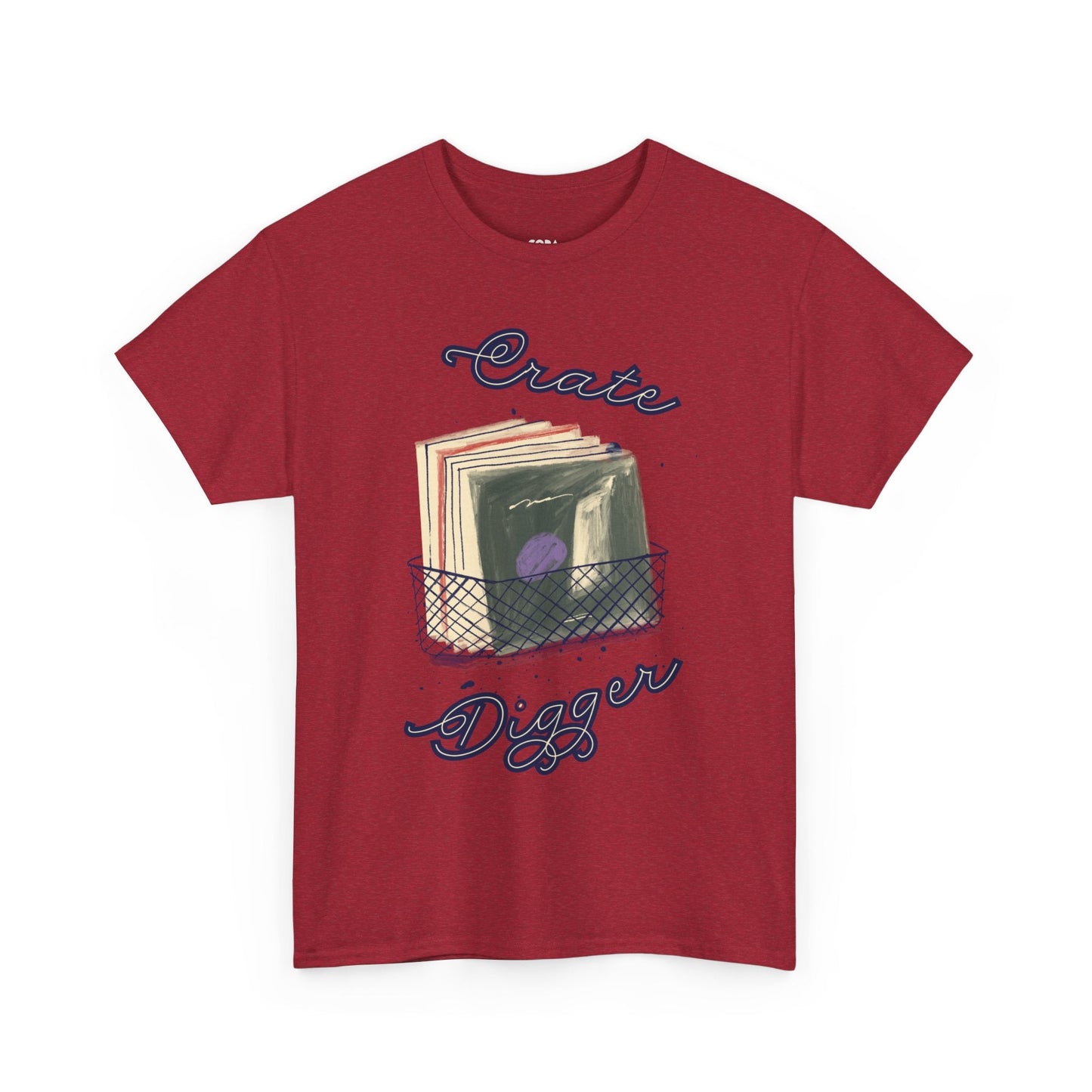 'Crate Digger' Vinyl Records Men's T-Shirt