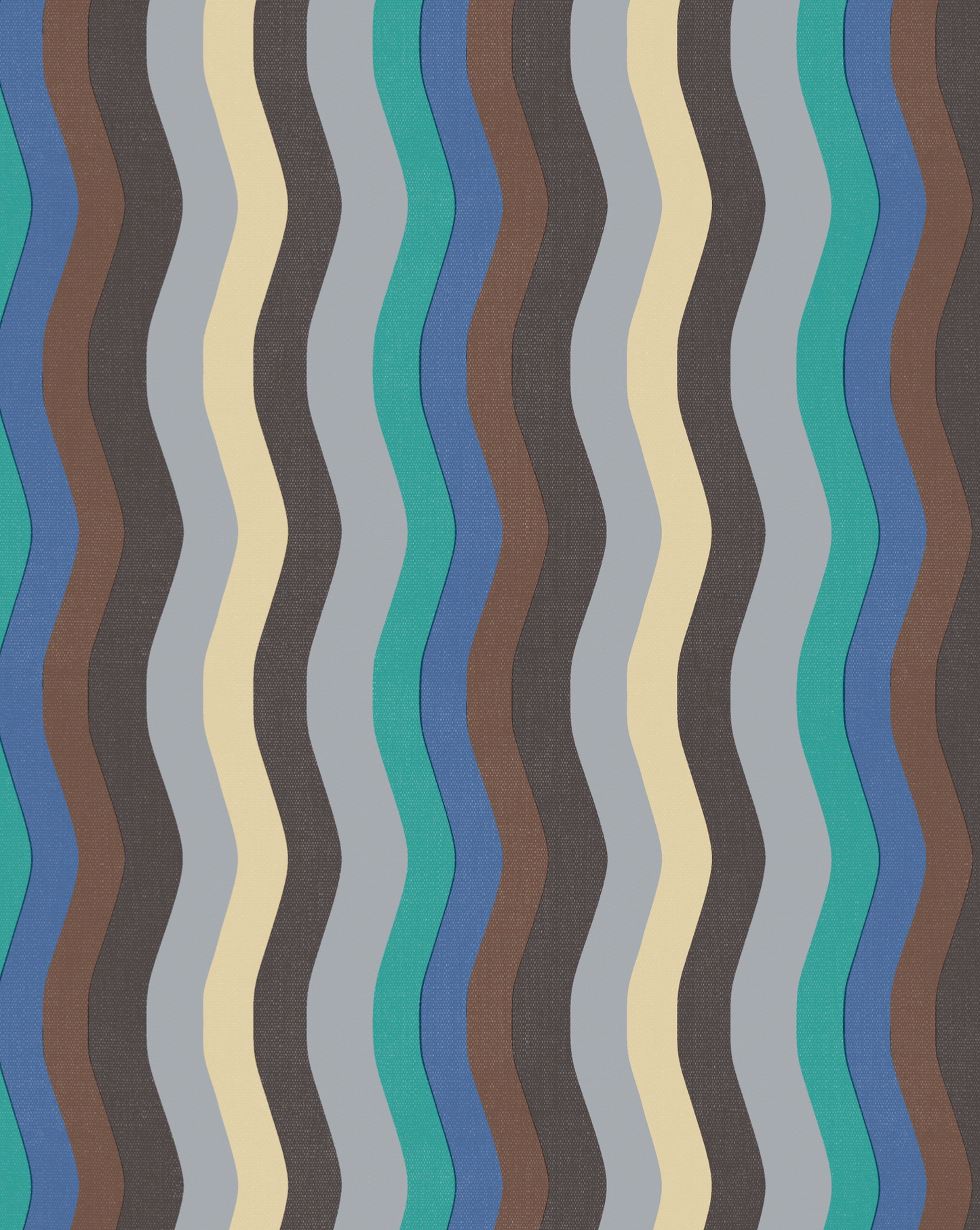 Wavy Stripe Wallpaper