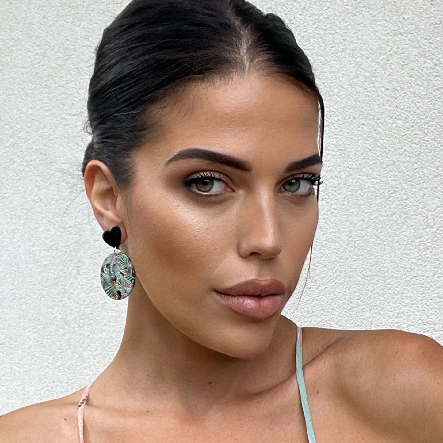 Amure Statement Leopard Earrings