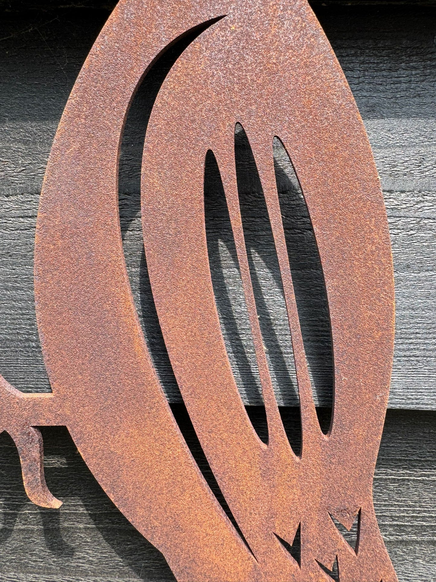 Buy Rusty Metal Woodpecker Garden Decoration Sign Online Gift - Fast Nationwide Delivery