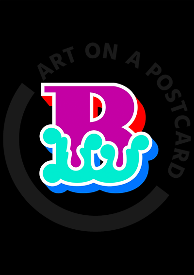 Ben Eine - Circus Font Letters, Unsigned 'B'