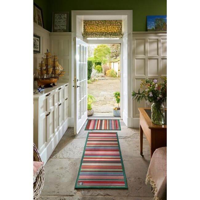 Eco-Friendly Washable Striped Mat
