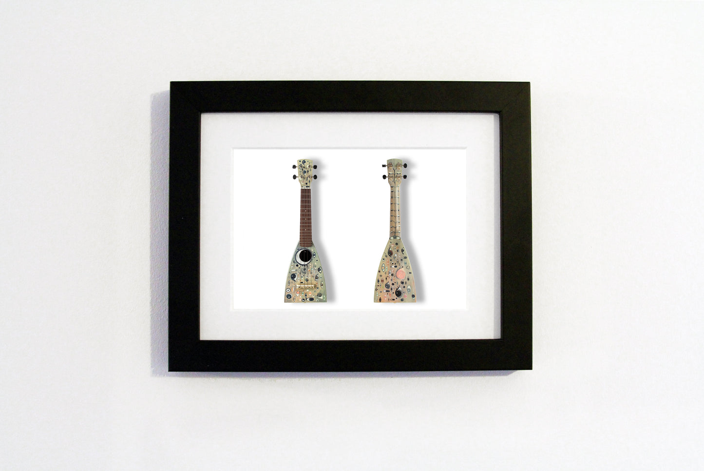 Cathie Pilkington RA - A6 Art on a Ukulele Print