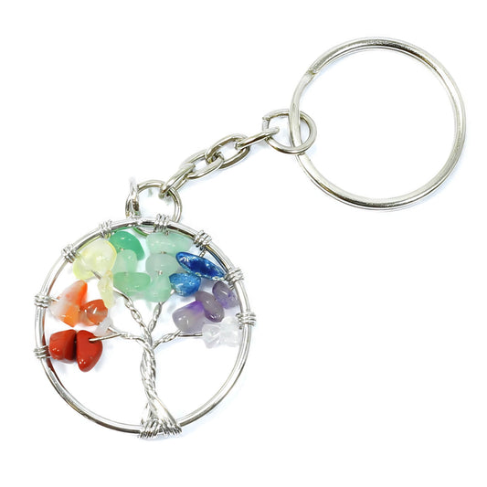 Chakra Tree Of Life Keyring