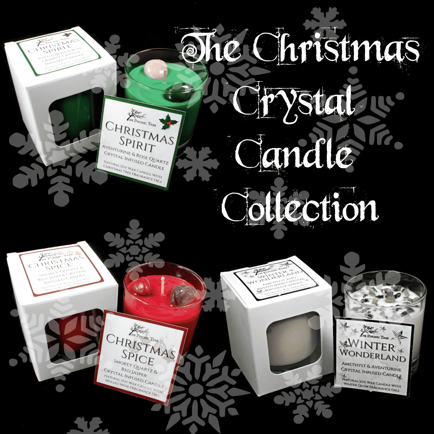 Christmas Crystal Infused Candle Collection 1