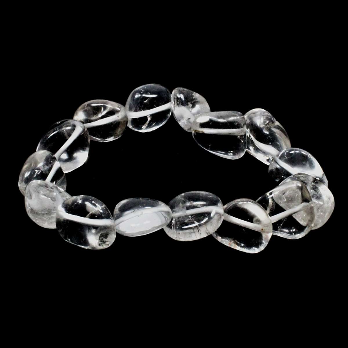 Clear Quartz Tumblestone Bracelet