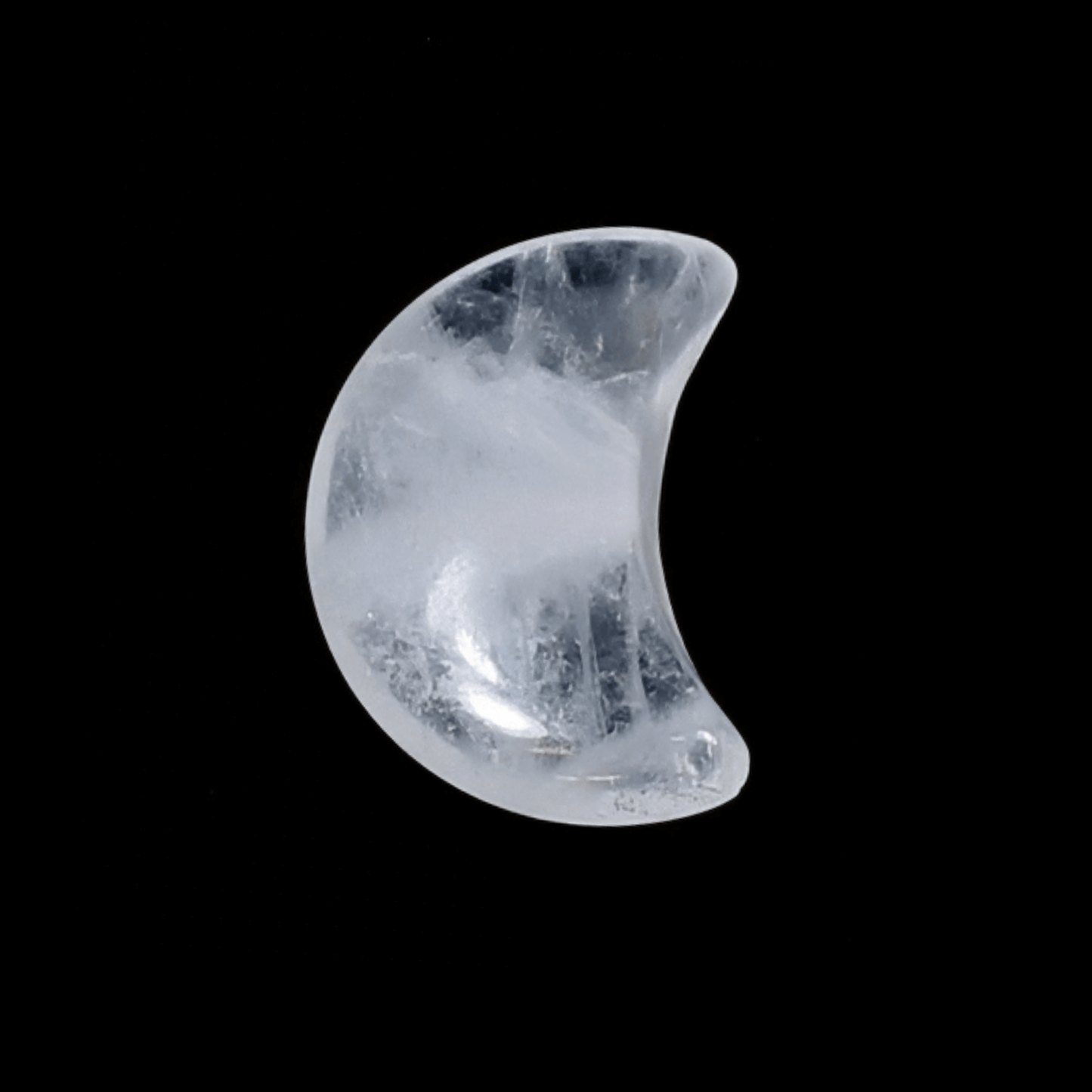 Healing Mini Moon Crystal - Clear Quartz
