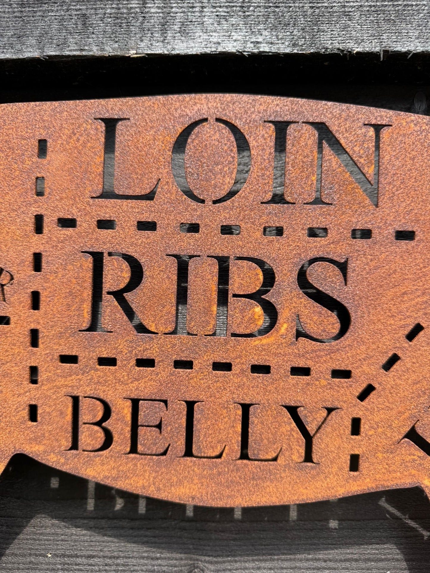 Buy Metal Butchers Cuts Novelty Pig Sign Online Gift - Fast Nationwide Delivery