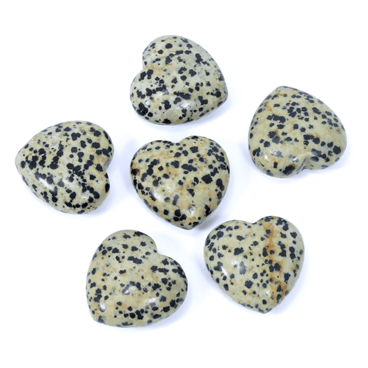 Dalmation Jasper Mini Heart