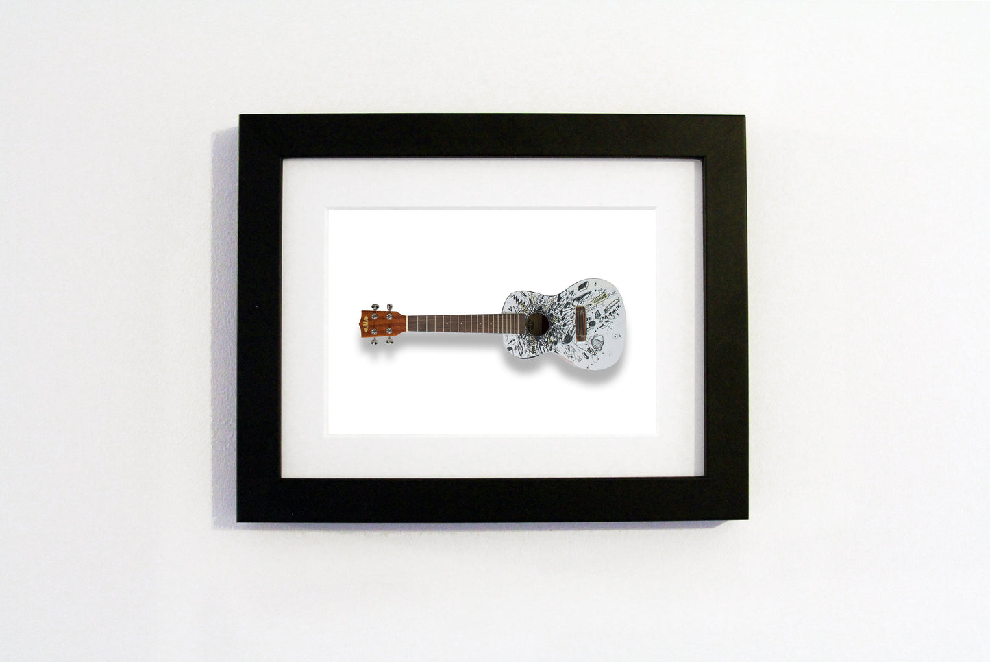 David Mach RA - A6 Art on a Ukulele Print