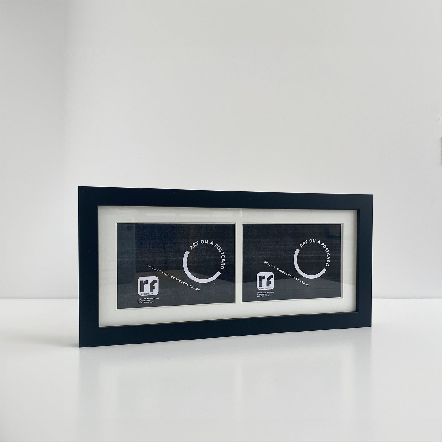 Twin Wooden Frames  (10x15cms) (A6) Landscape