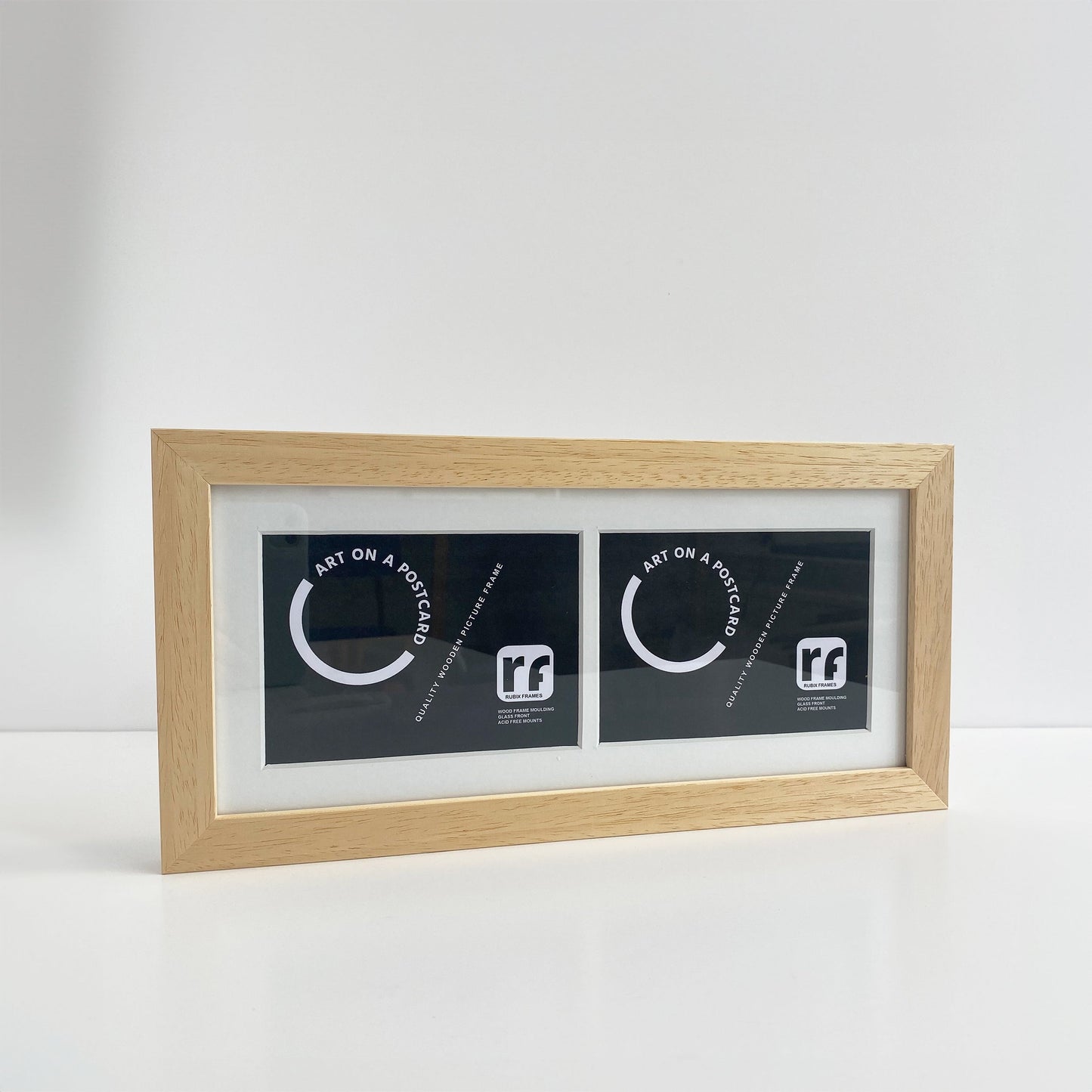 Twin Wooden Frames  (10x15cms) (A6) Landscape