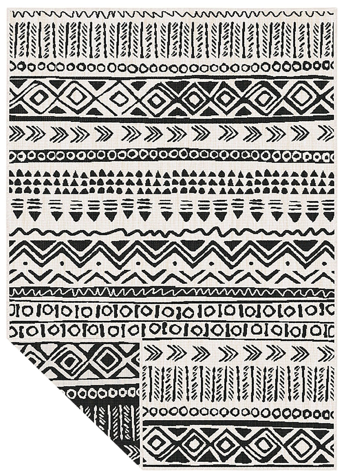Duo Weave Outdoor Rug Aztec Design