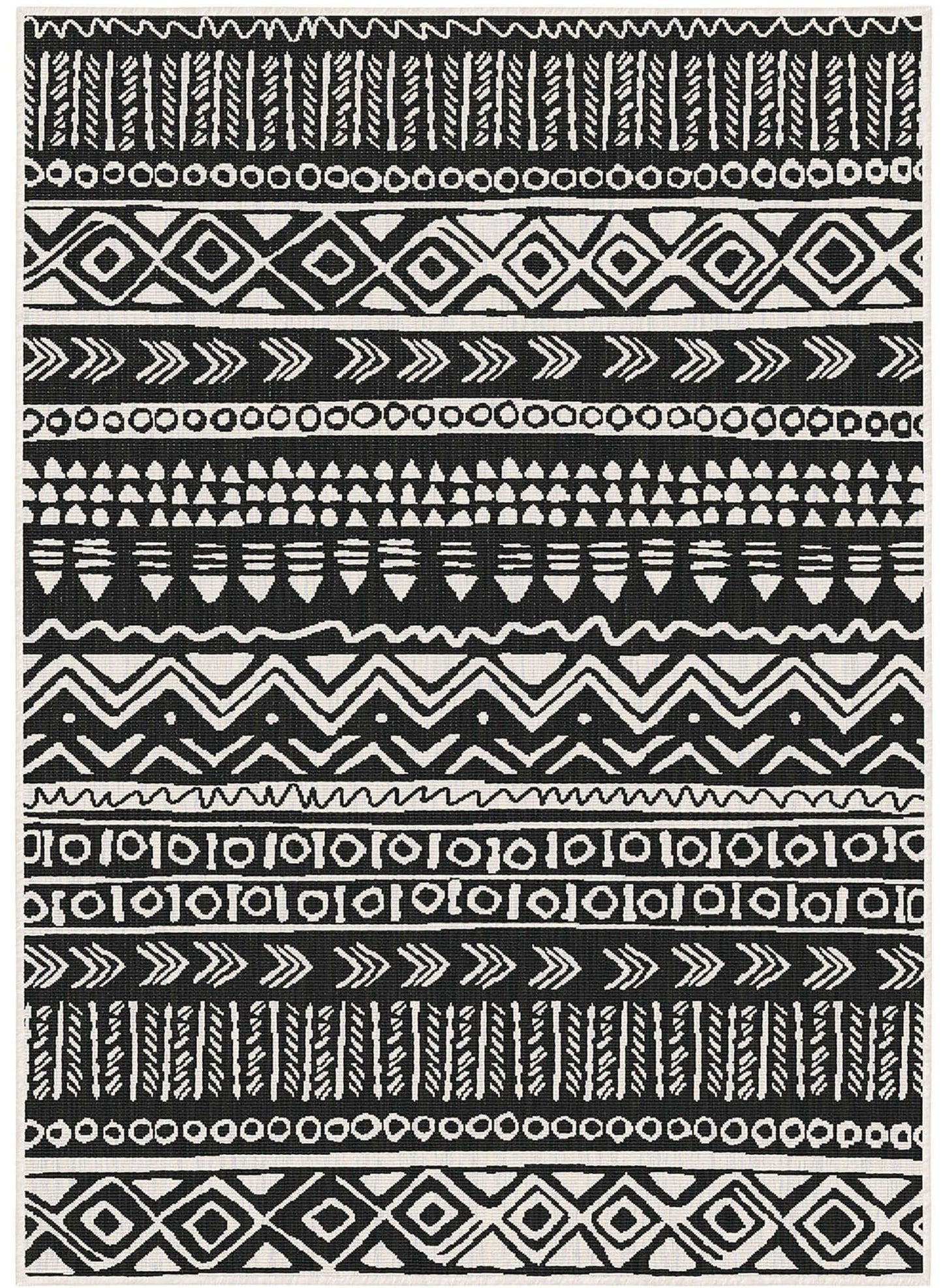 Duo Weave Outdoor Rug Aztec Design