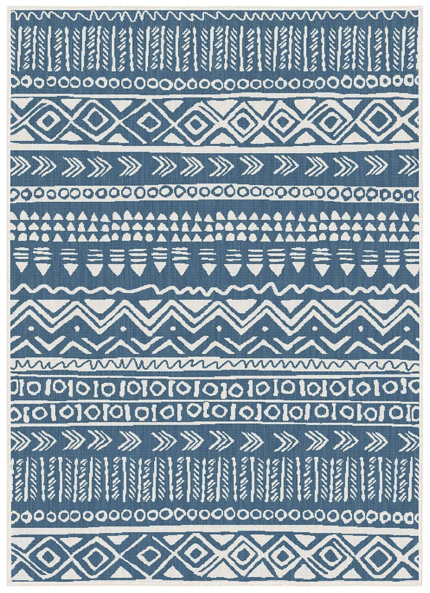 Duo Weave Outdoor Rug Aztec Design