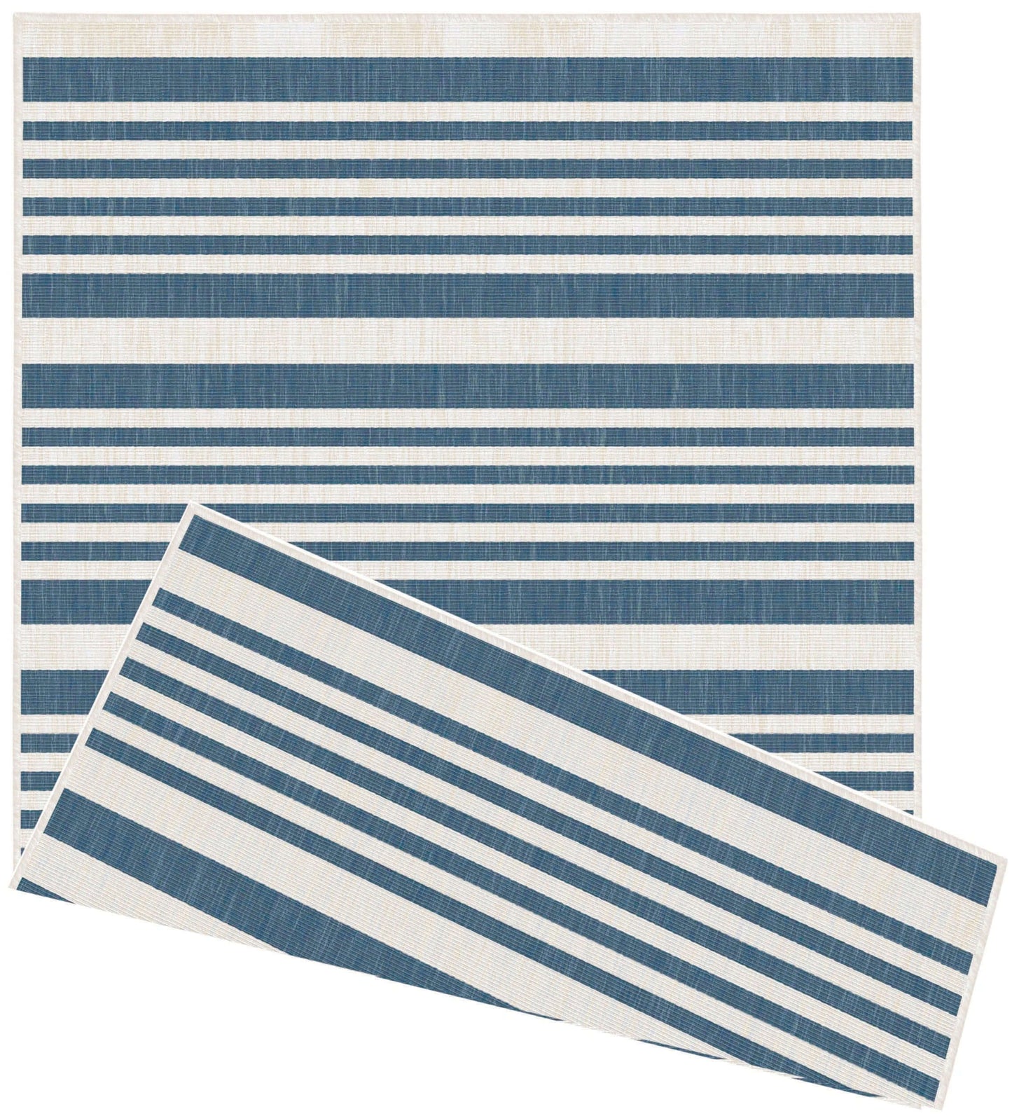 Duo Weave Outdoor Rug Modern Stripes