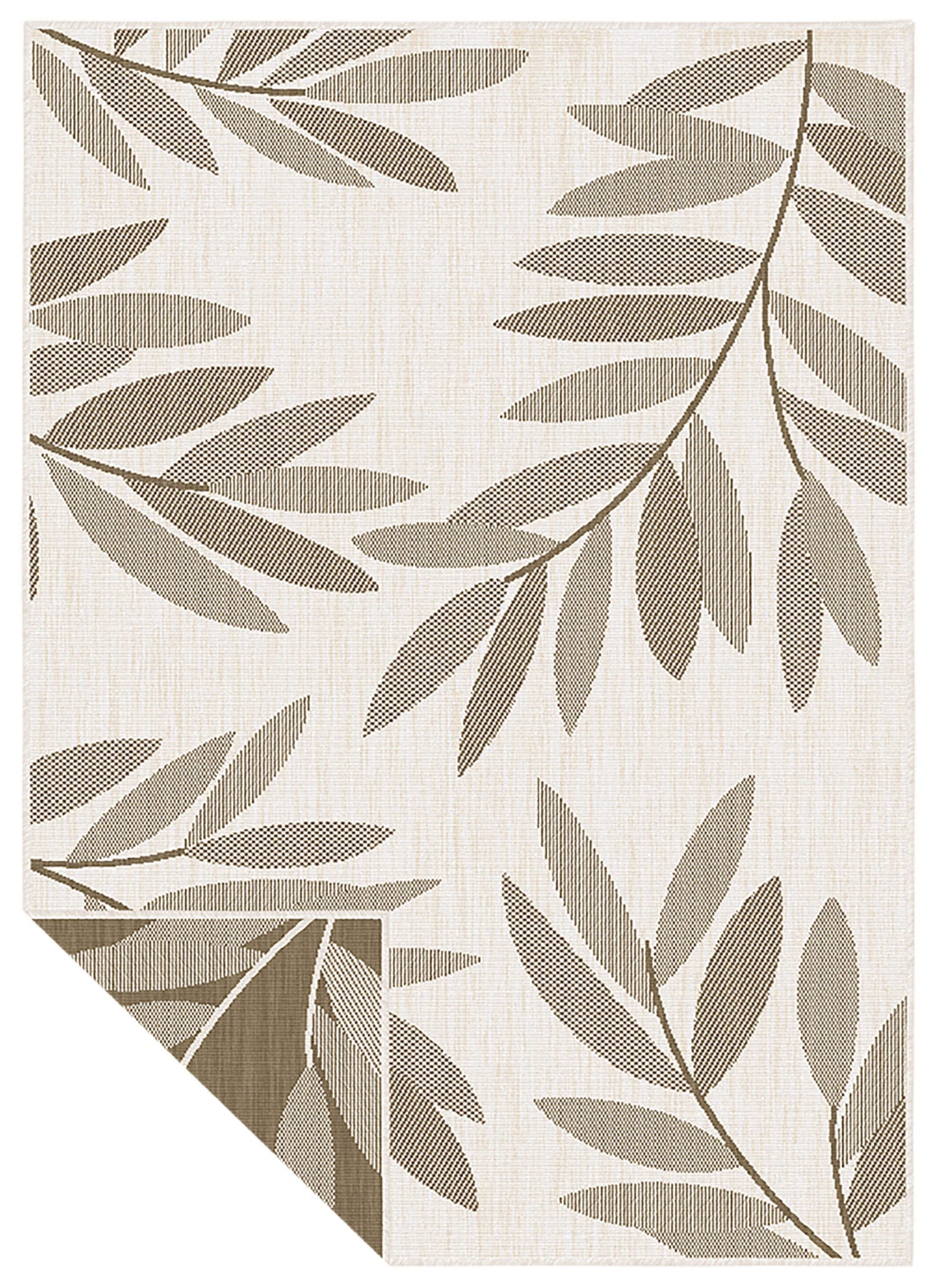 Duo Weave Outdoor Rug Trailing Leaves