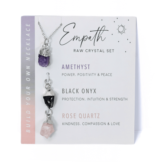 Interchangeable Healing Crystal Necklace - Empath
