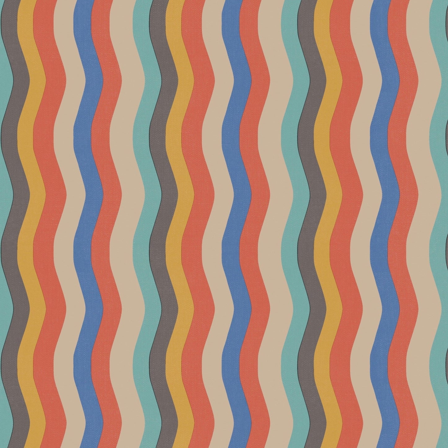 Wavy Stripe Wallpaper