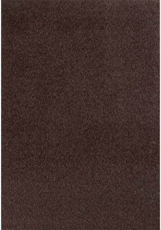 Flex Brown Low Pile Solid Rug