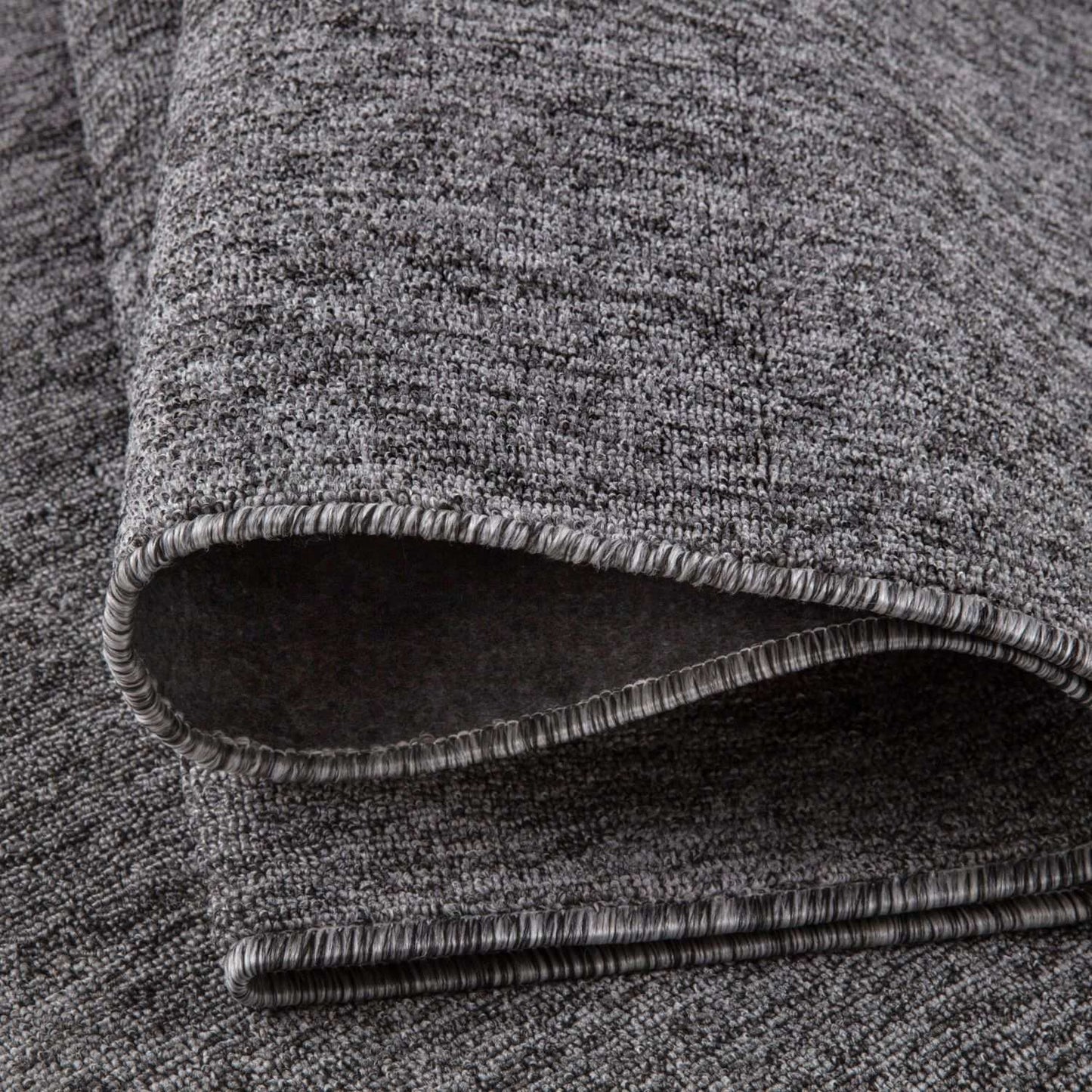 Flex Grey Low Pile Solid Rug