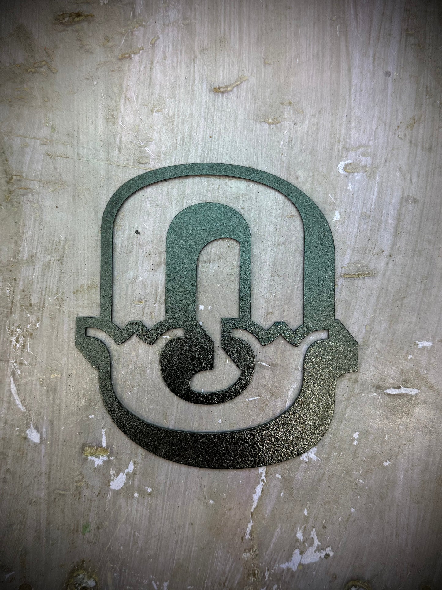 A-Z Rustic 5" or 12" Black Metal Carnival Letters.