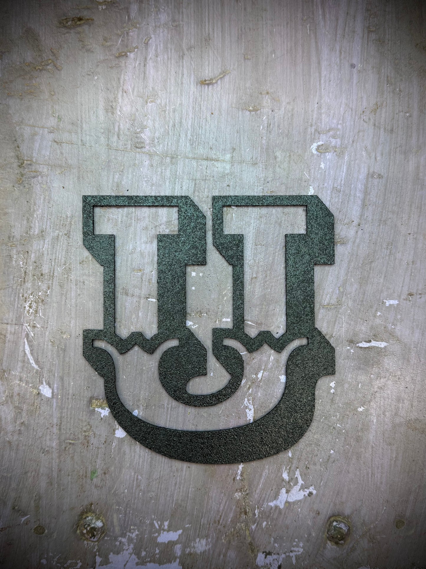 A-Z Rustic 5" or 12" Black Metal Carnival Letters.