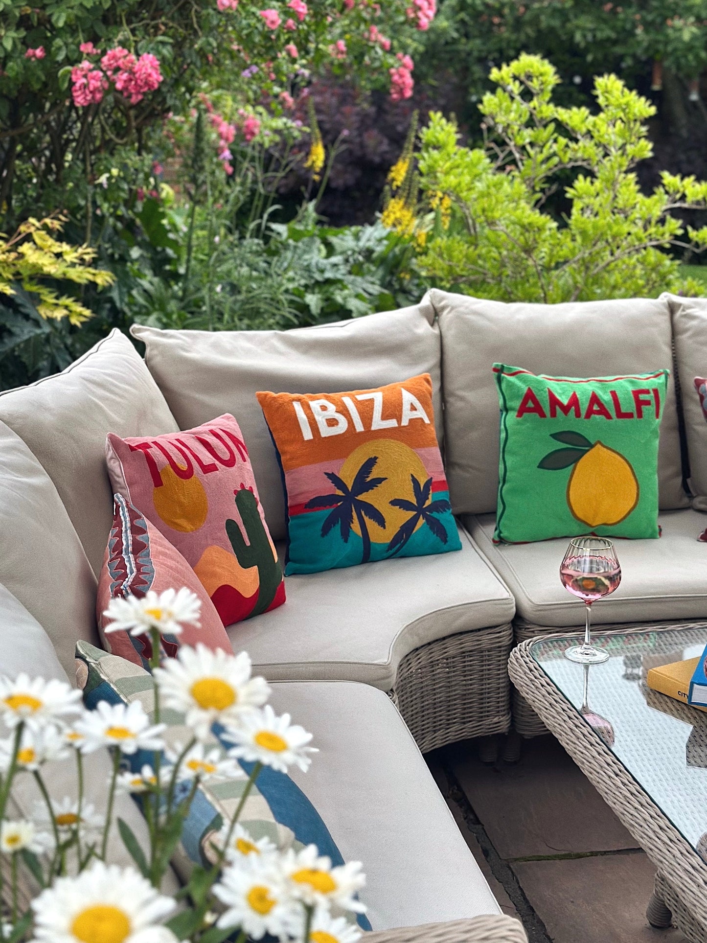 Tulum Needlepoint Cushion