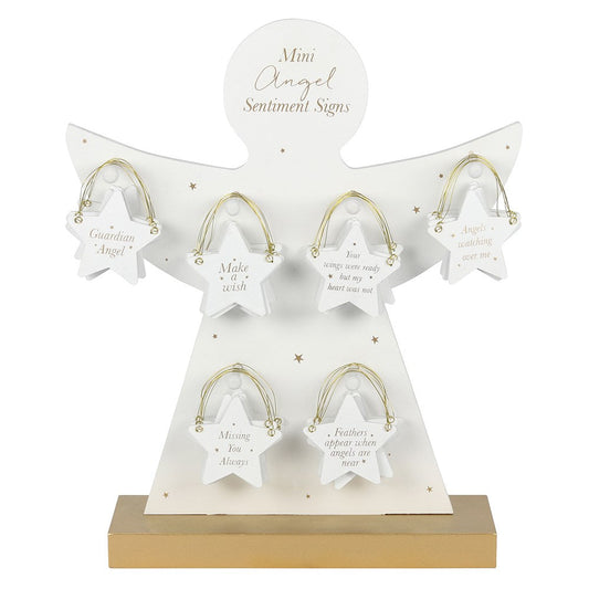 Mini Angel Sentiment Signs