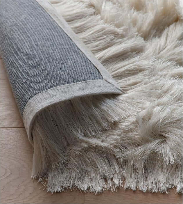 Glamour Shaggy Rug Plain Design