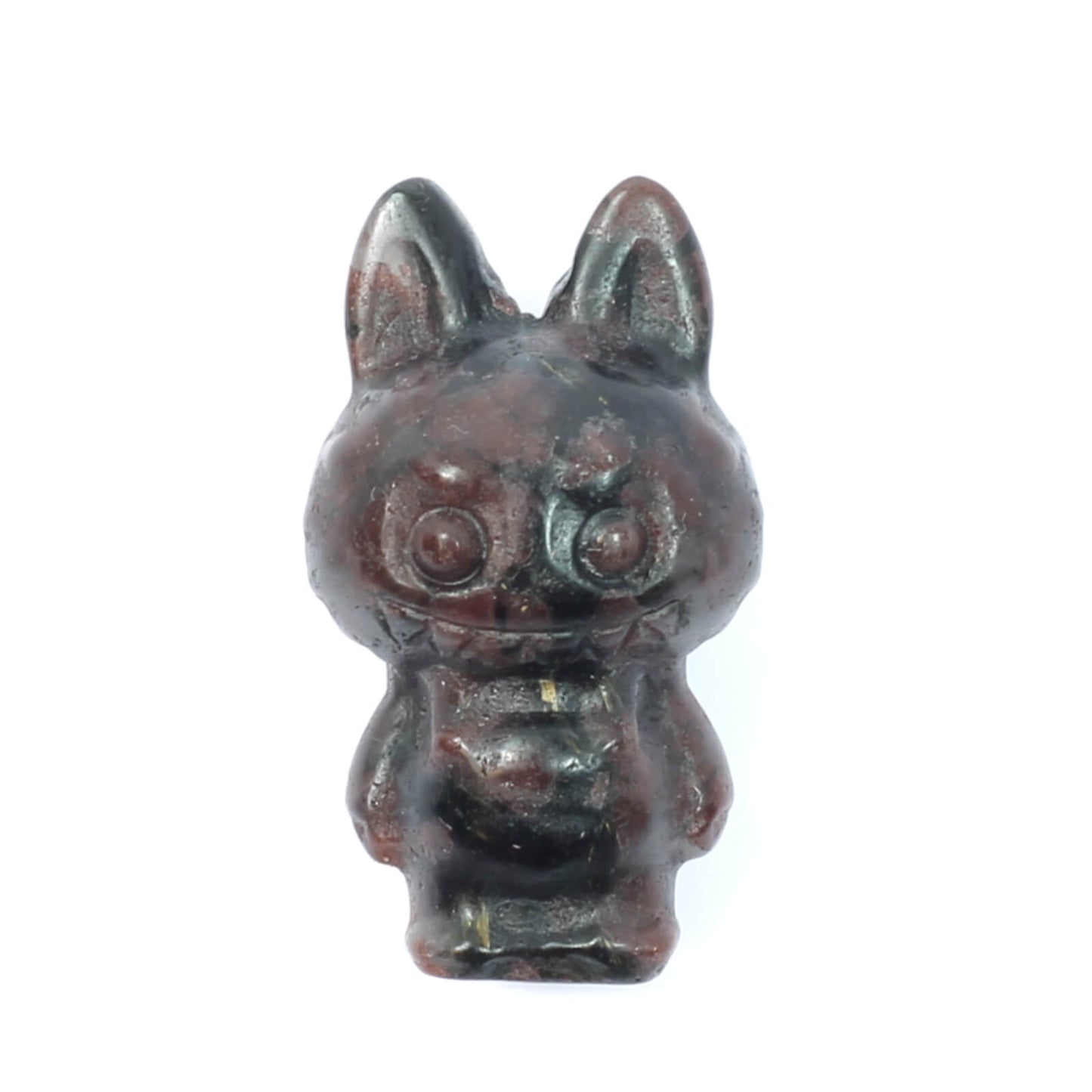 Labubu Garnet Crystal Carving – Passionate Energy & Playful Strength