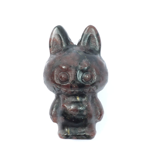 Labubu Garnet Crystal Carving – Passionate Energy & Playful Strength