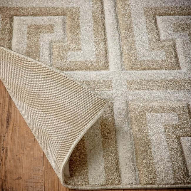 Greek Key Rug Geometric Design
