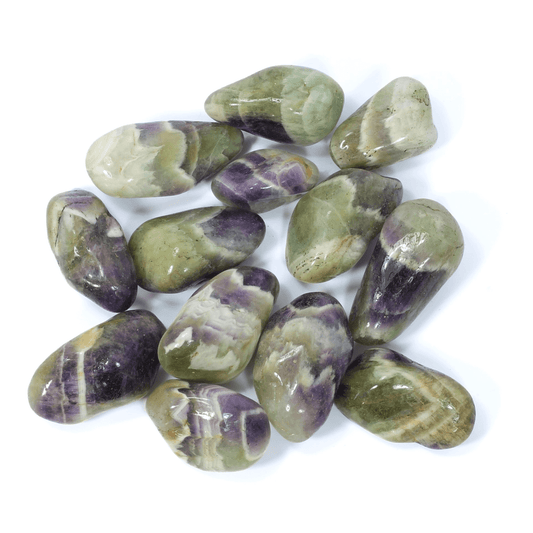 Green Amethyst Polished Tumblestone Healing Crystals