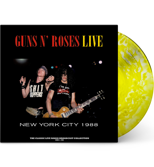 Guns N’ Roses – Live in New York City, 1988 (Limited Edition 12-Inch Album on 180g Yellow Cloudy Vinyl)