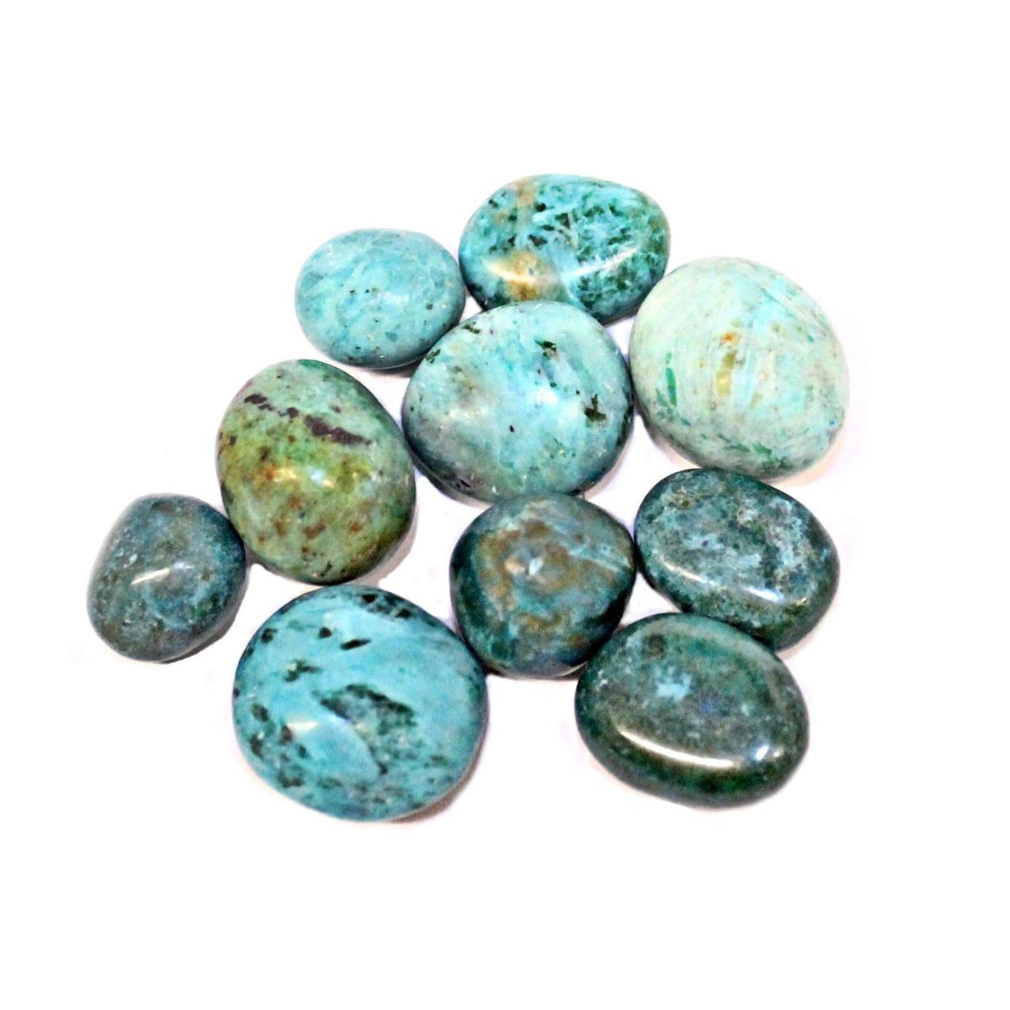 Chrysocolla Polished Tumblestone Healing Crystals