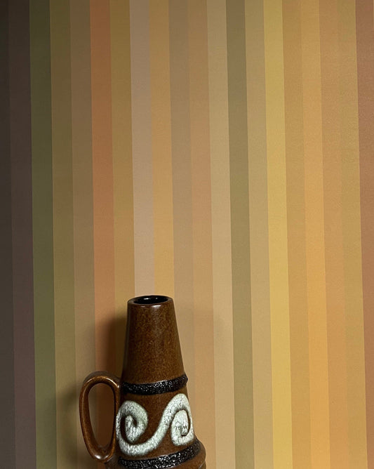 Tonal Stripe Wallpaper - Ochre