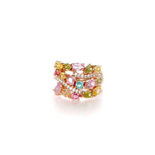 Catriona Multi Jewel Statement Ring