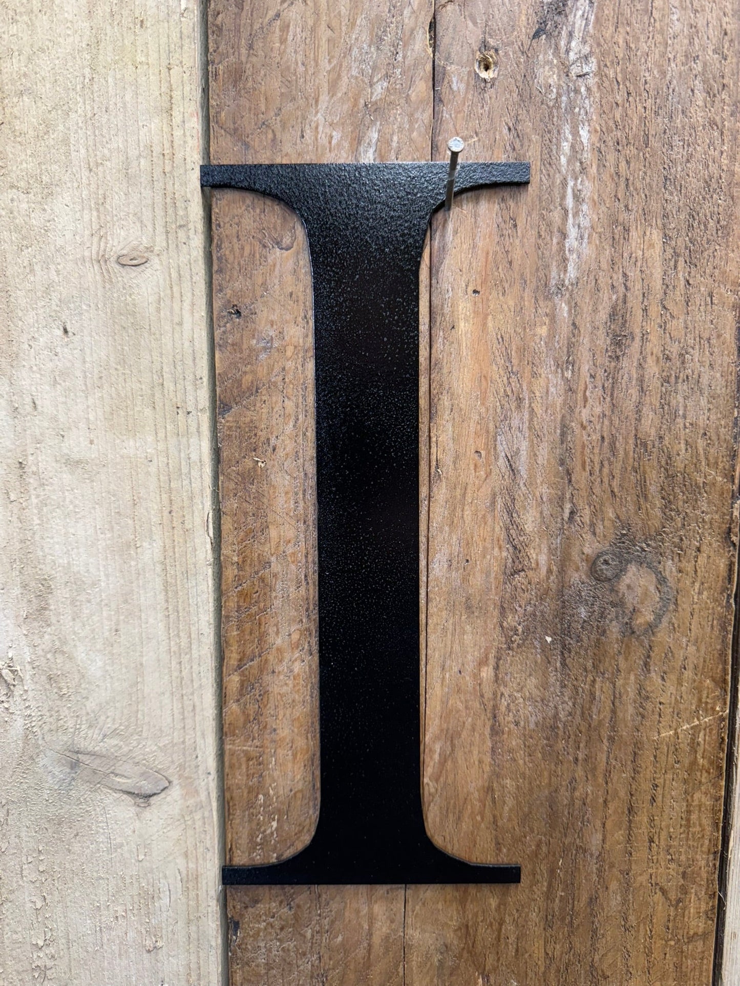 Rustic 5" or 12" Black Metal Classic Letters For  The Home And Garden