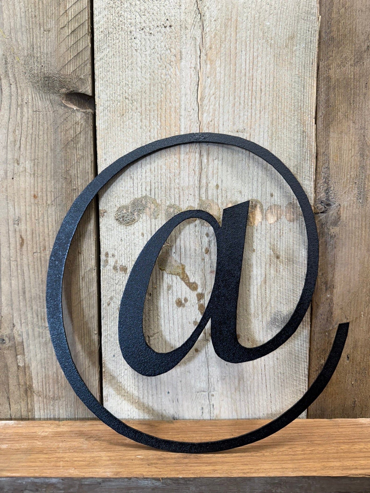 Rustic 5" or 12" Black Metal Classic Letters For  The Home And Garden