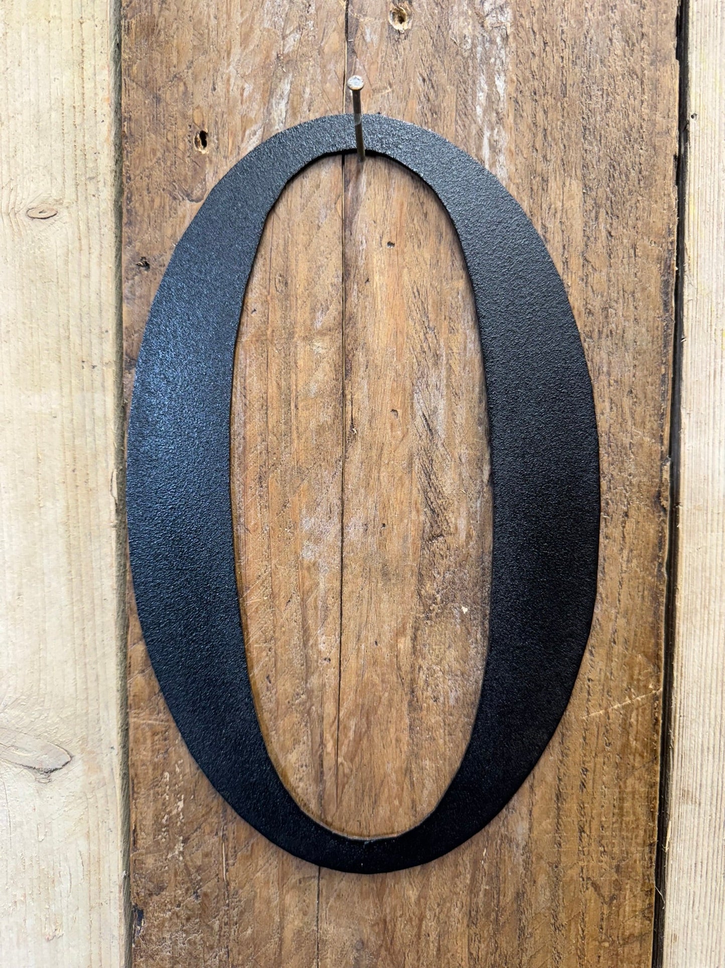 Rustic 5" or 12" Black Metal Classic Letters For  The Home And Garden